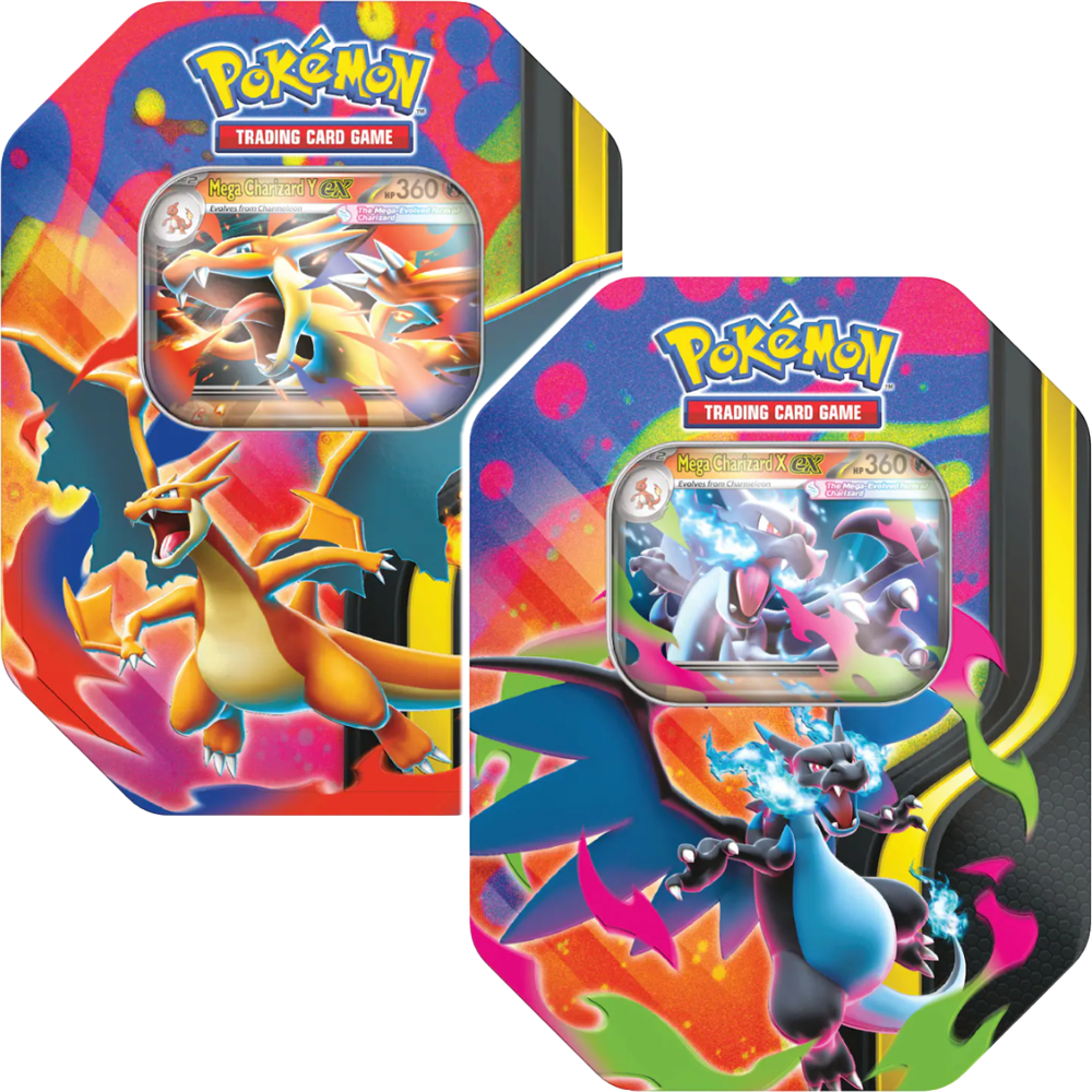 Spring Tin 2026 - Mega Charizard X & Y ex – PocketGames