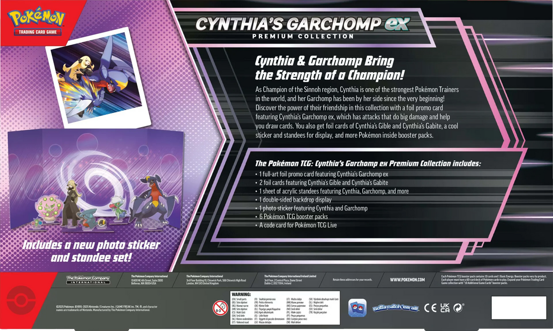 Cynthia's Garchomp ex Premium Collection