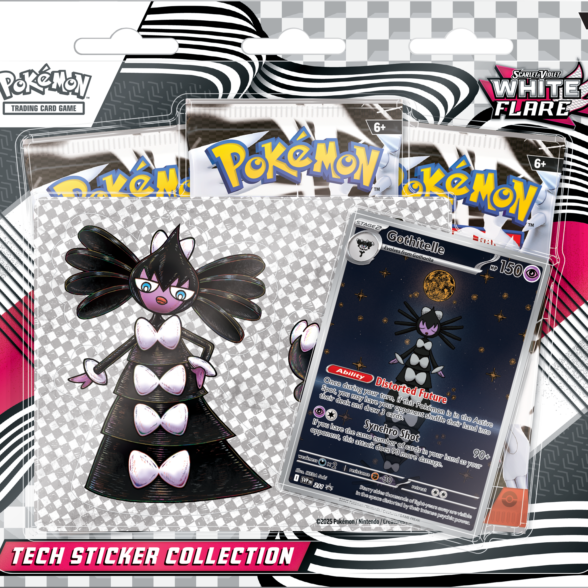 White Flare - Tech Sticker Collection - Gothitelle