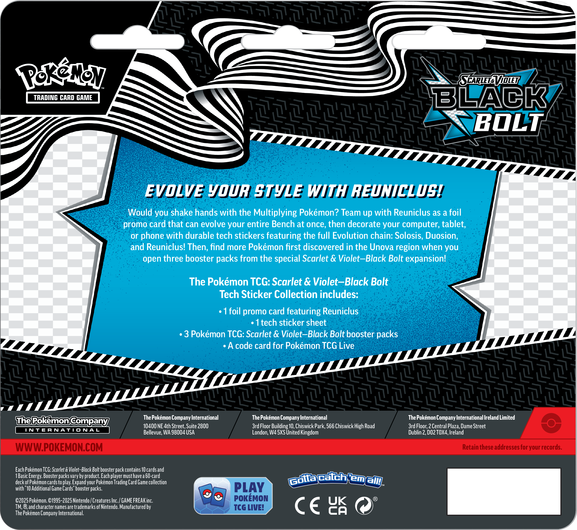 Black Bolt - Tech Sticker Collection - Reuniclus