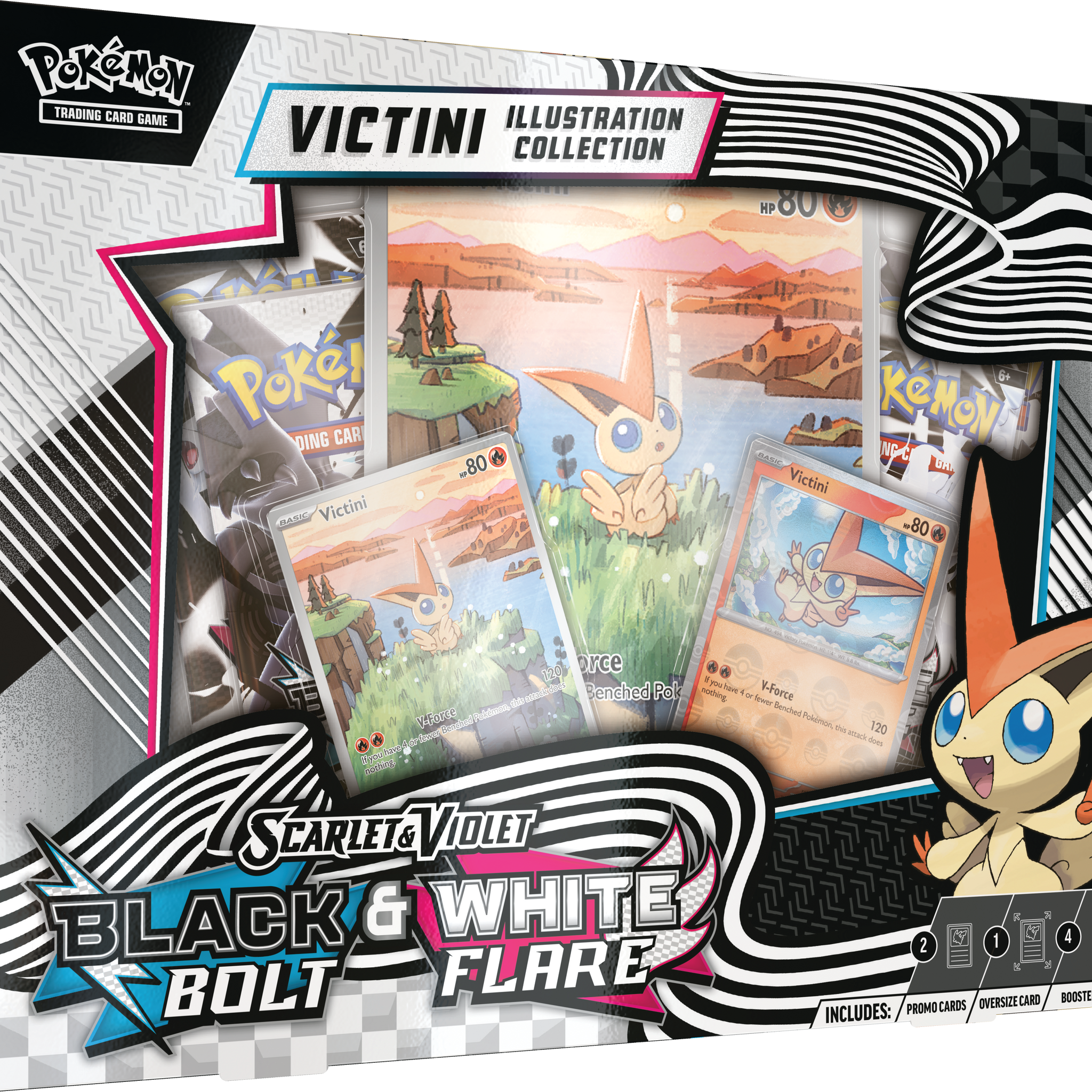 Black Bolt & White Flare - Illustration Collection - Victini