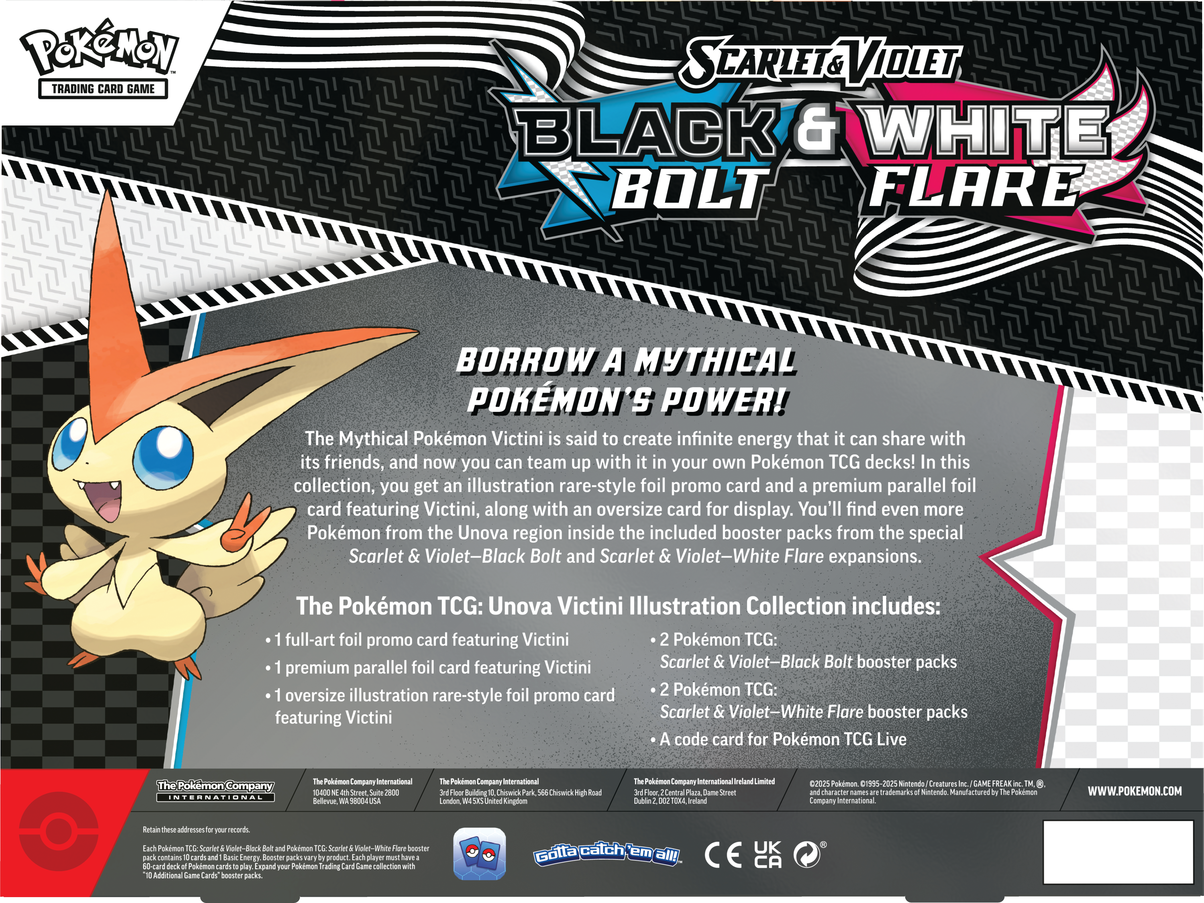 Black Bolt & White Flare - Illustration Collection - Victini