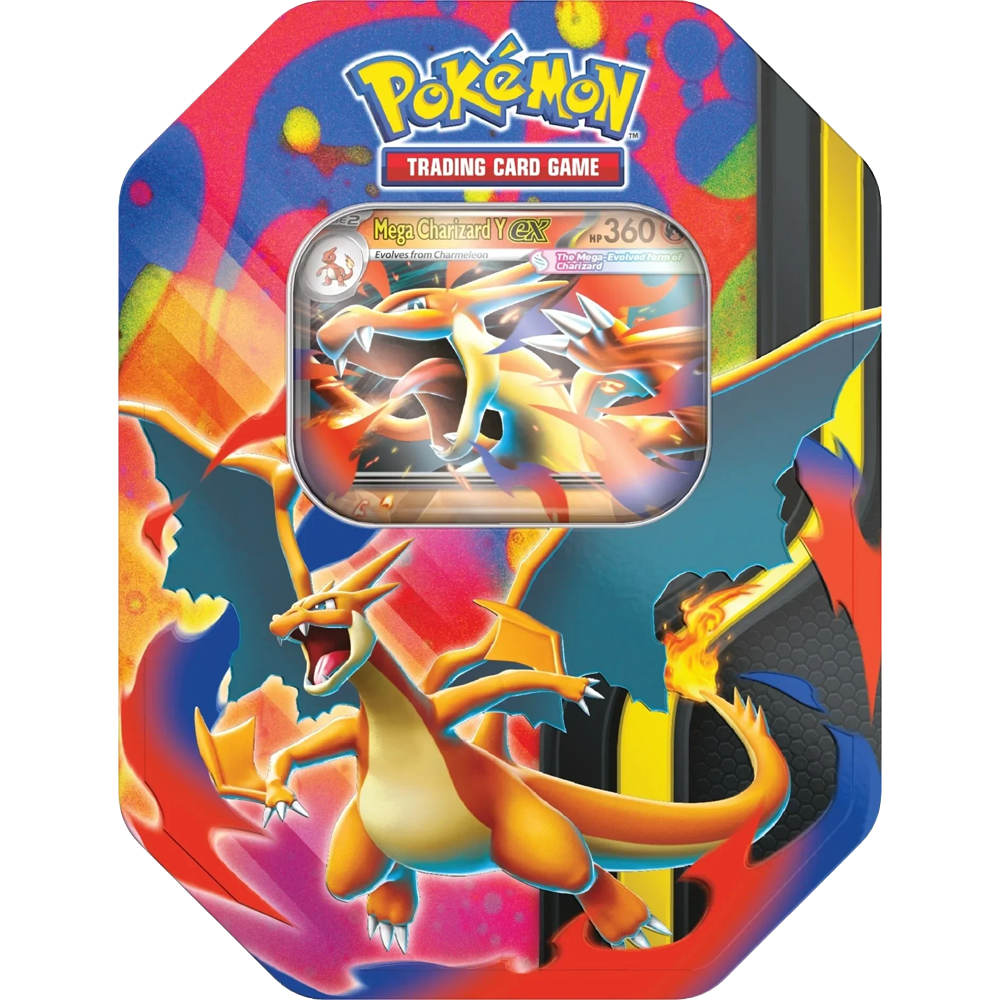 Spring Tin 2026 - Mega Charizard X & Y ex
