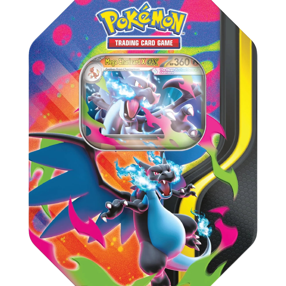 Spring Tin 2026 - Mega Charizard X & Y ex