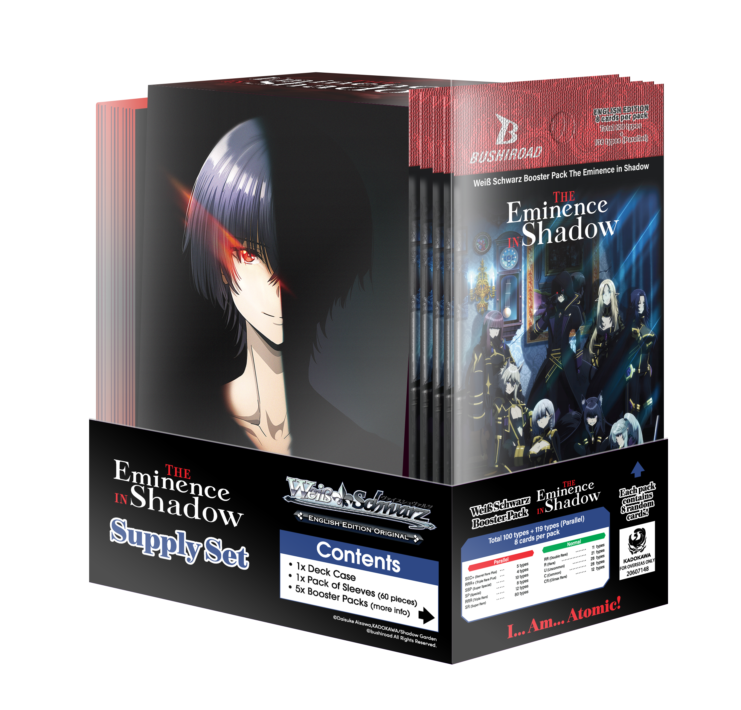 Weiß Schwarz The Eminence in Shadow Supply Set